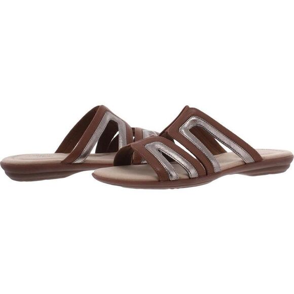 Clarks ADA LILAH Leather Metallic Sandal - Picture 7 of 8